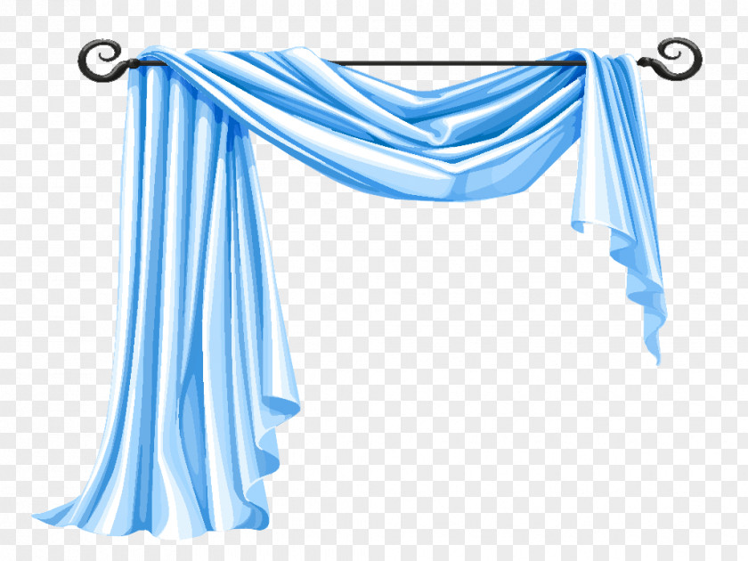Curtain Color Blue PNG