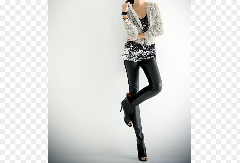 Jeans Leggings Slim-fit Pants Artificial Leather PNG