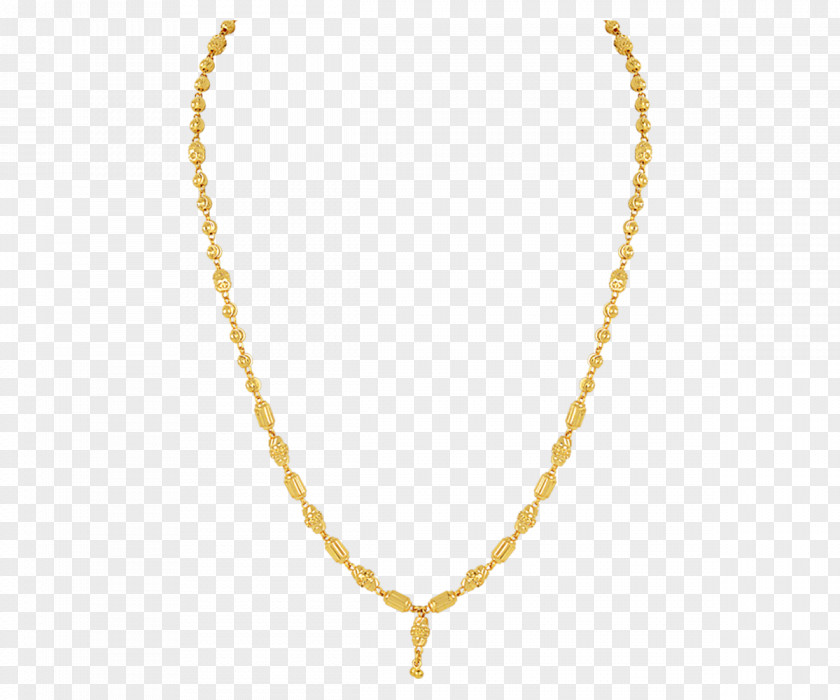 Necklace Gold Rope Chain Jewellery PNG