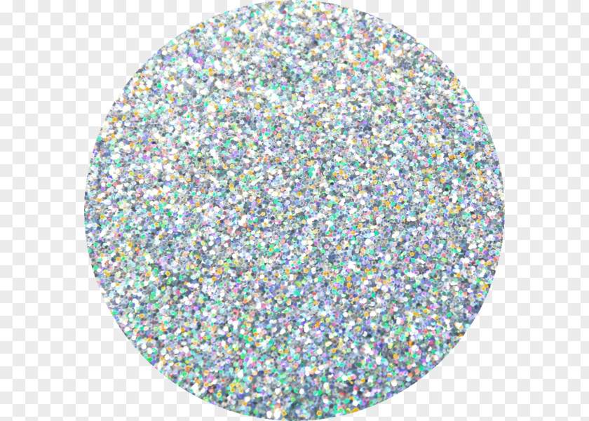 Glitter Silver Holography Color Blue PNG