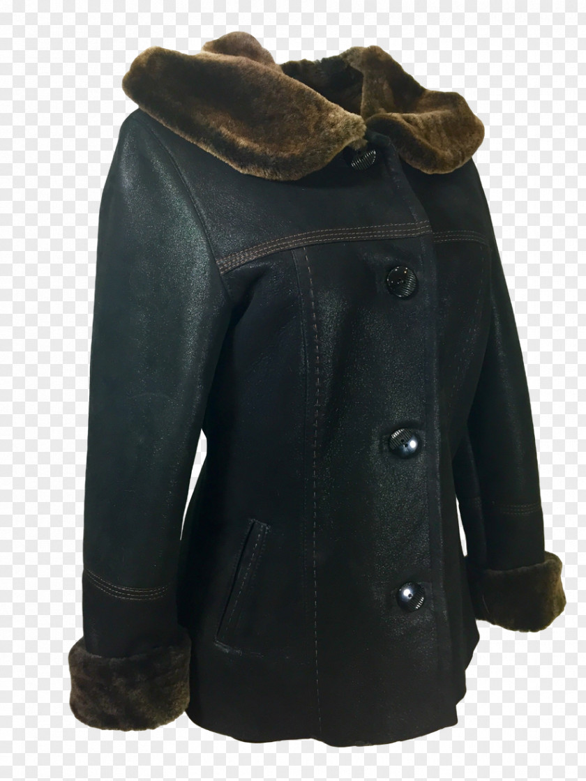 Jacket Leather Sheepskin Coat Fur Clothing PNG