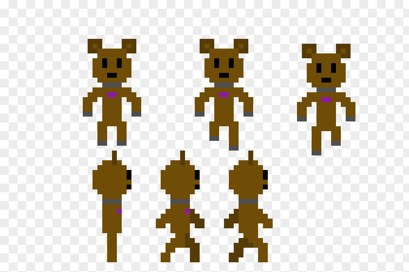 Toy Freddy Pixel Art Five Nights At Freddy's 2 Fazbear's Pizzeria Simulator PNG