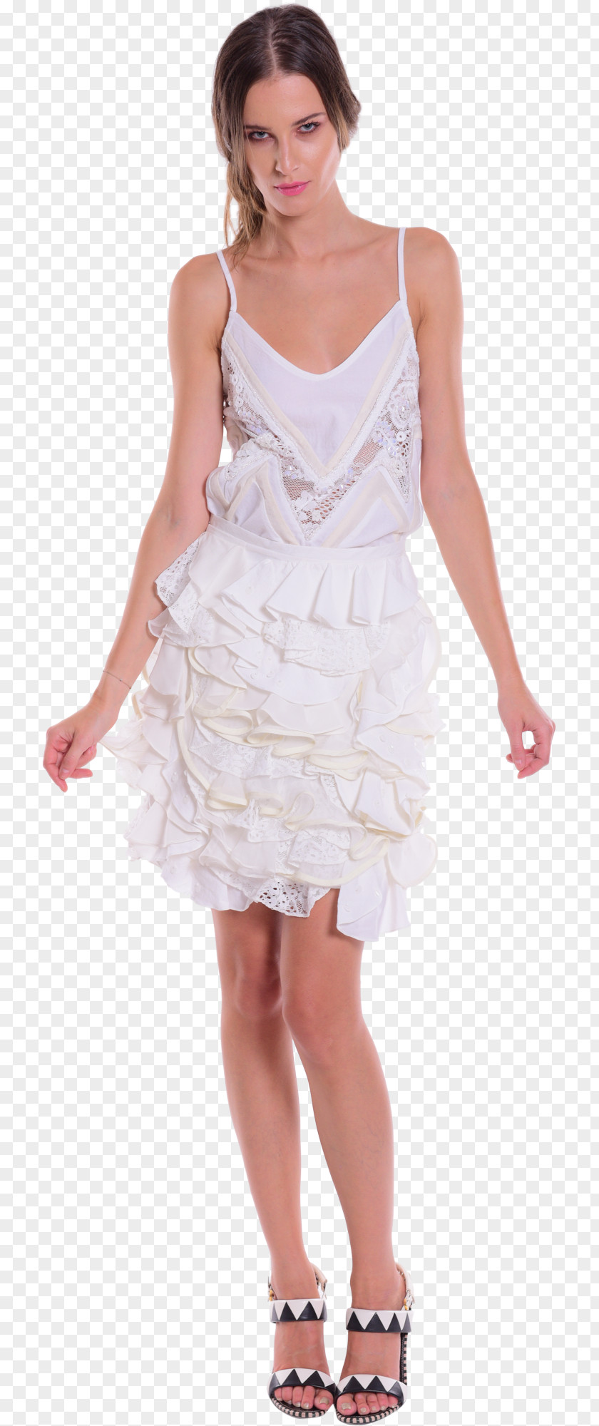 White Tank Top Wedding Dress Clothing Fashion Cocktail PNG