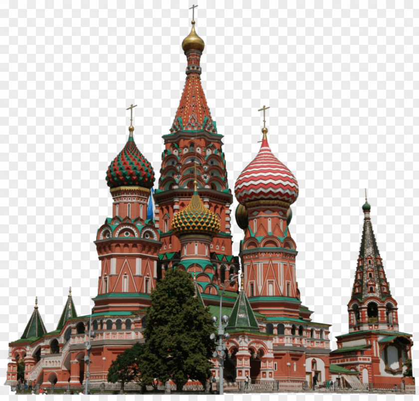 Cathedral Saint Basil's Lenin's Mausoleum Moscow Kremlin Red Square PNG