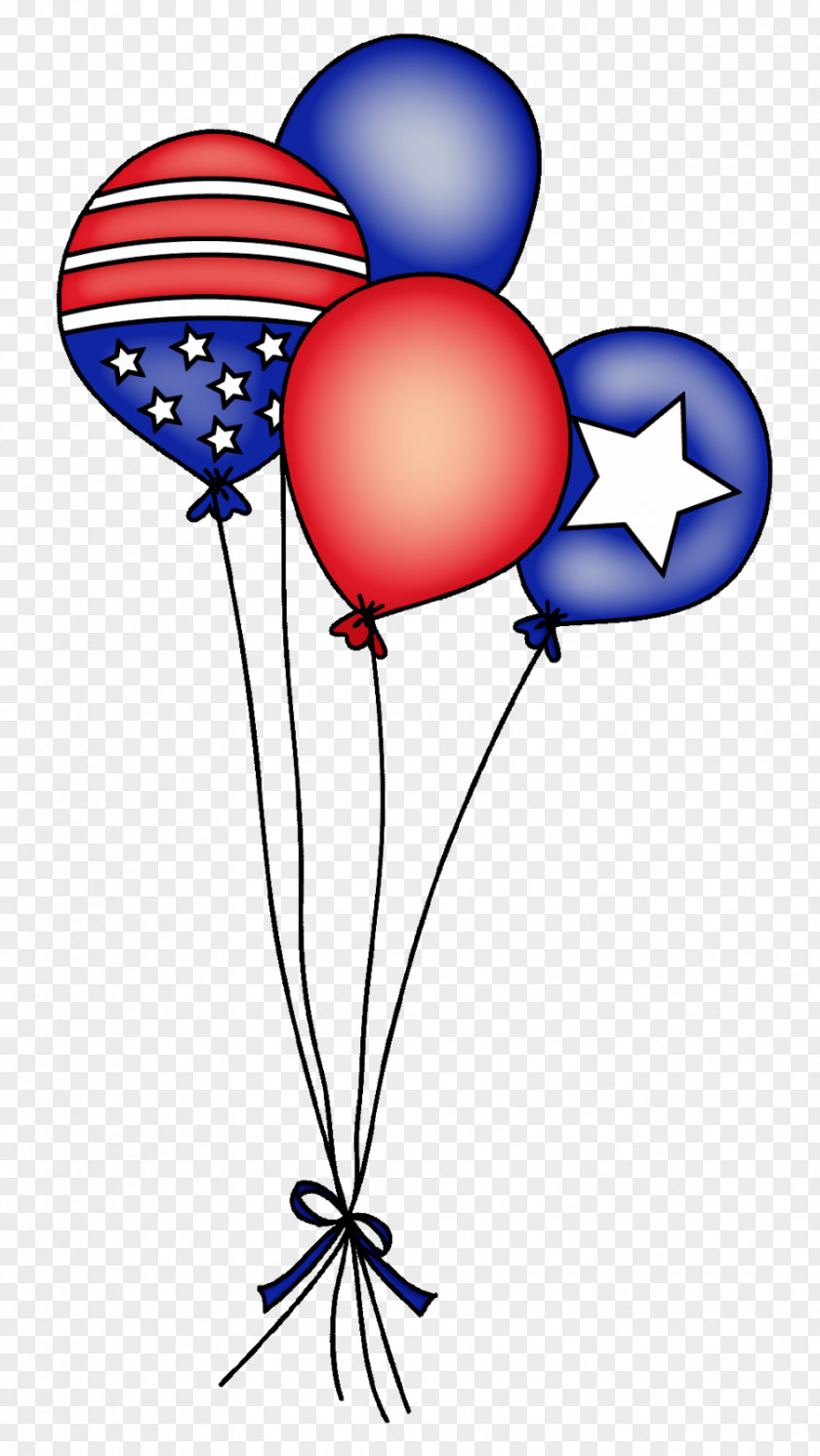 Free Balloon Buckle Elements Modelling Independence Day Clip Art PNG