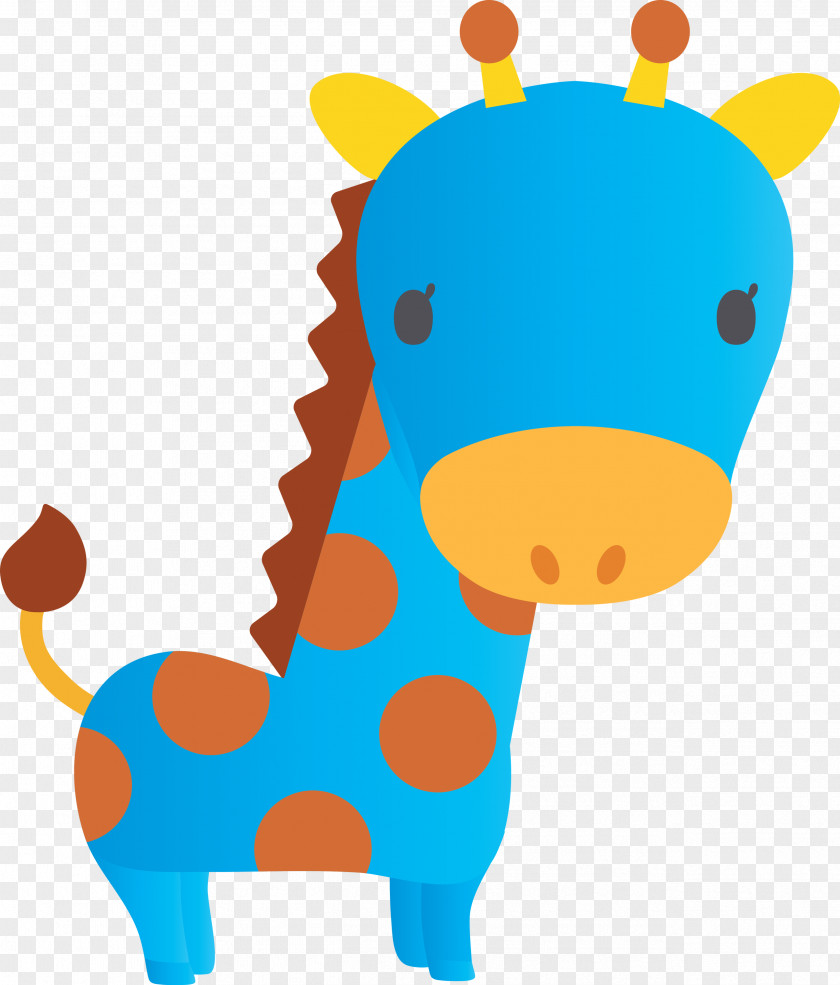 Giraffe Giraffidae Cartoon Animal Figure PNG