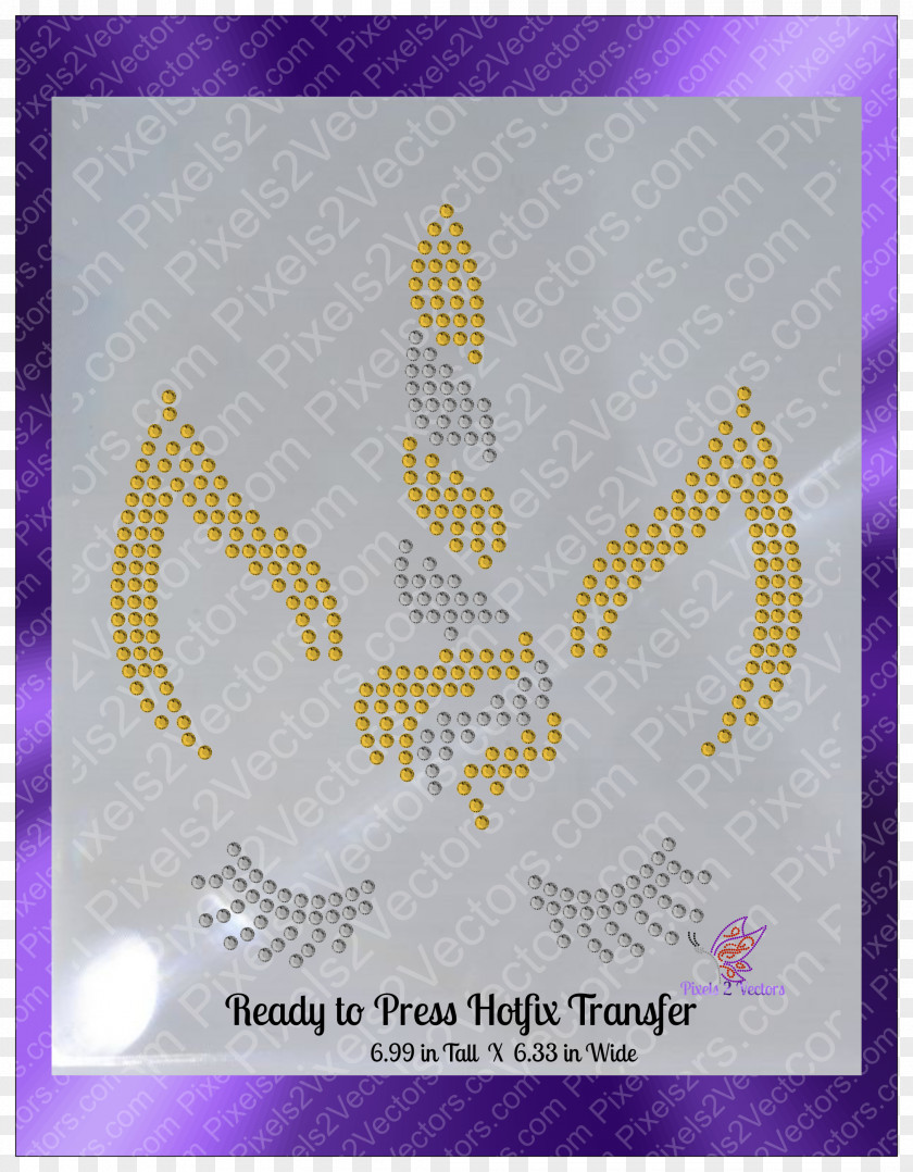 Gold Unicorn Cross-stitch Needlework Pattern PNG