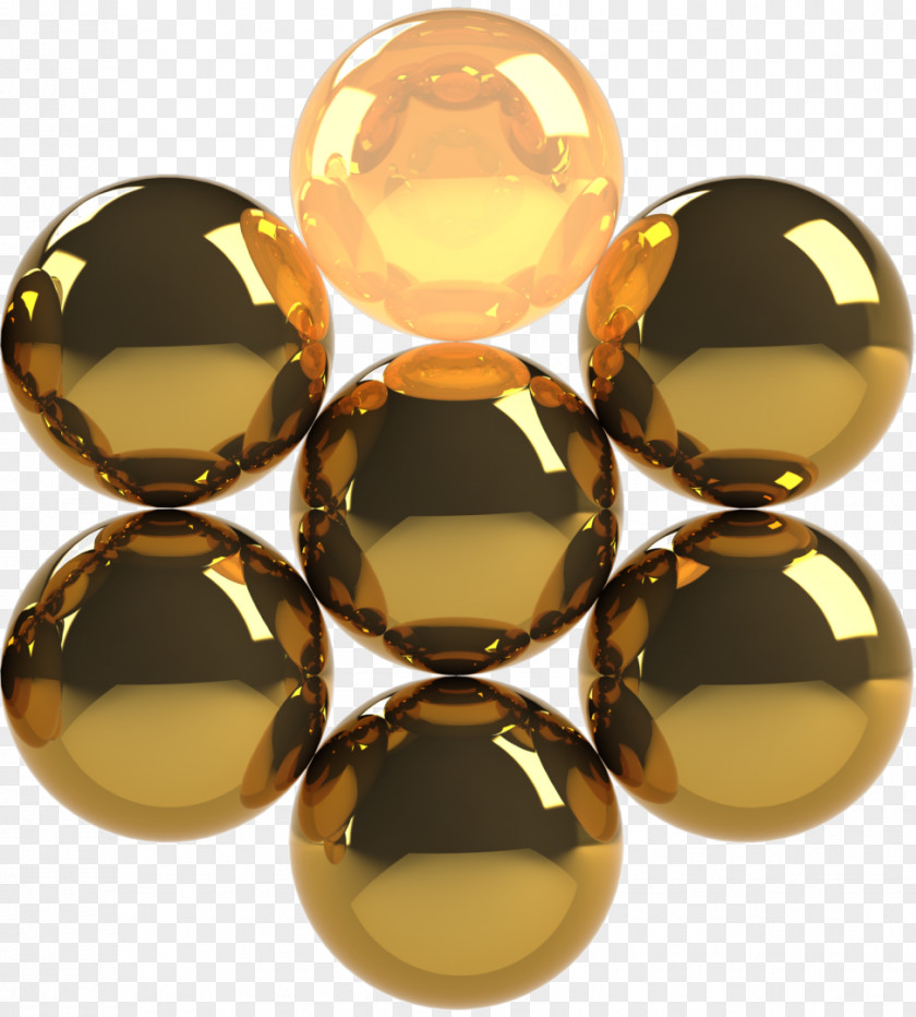 Golden Ball Space Game Sphere Physical Body PNG