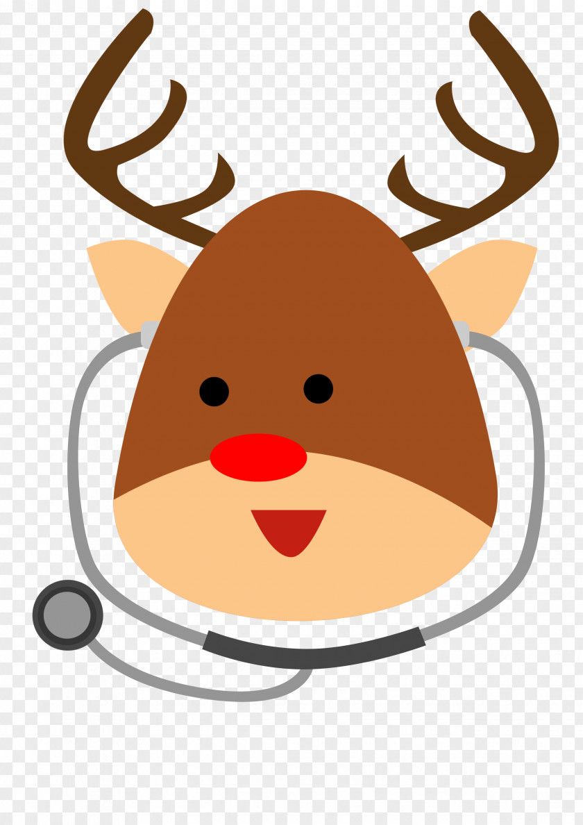 Reindeer Christmas Physician PNG