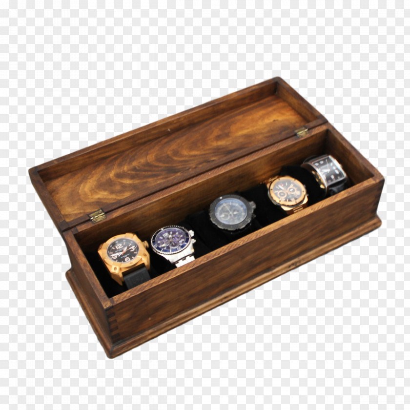Box Wooden Watch Drawer PNG