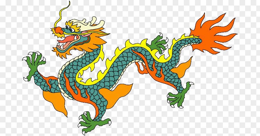 Cyan Dragon China Chinese Drawing Budaya Tionghoa PNG