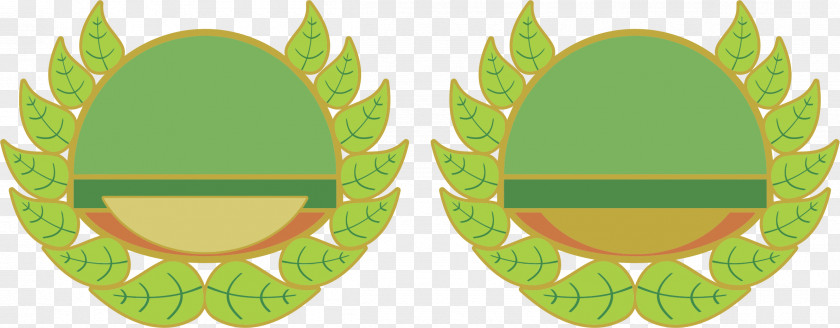 Leaf Wreath Symbol Sign PNG