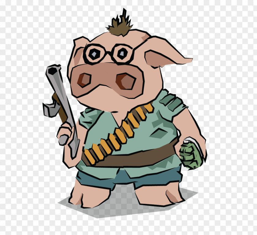 Pig The Three Little Pigs Animal Farm Domestic PNG
