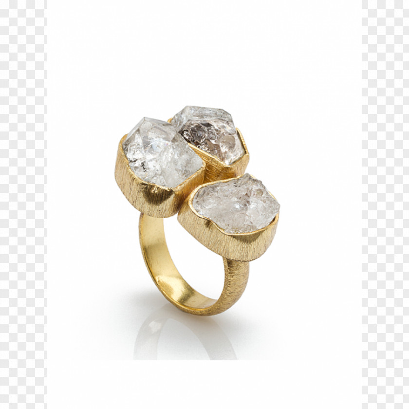 Ring Herkimer Diamond Jewellery Gold PNG