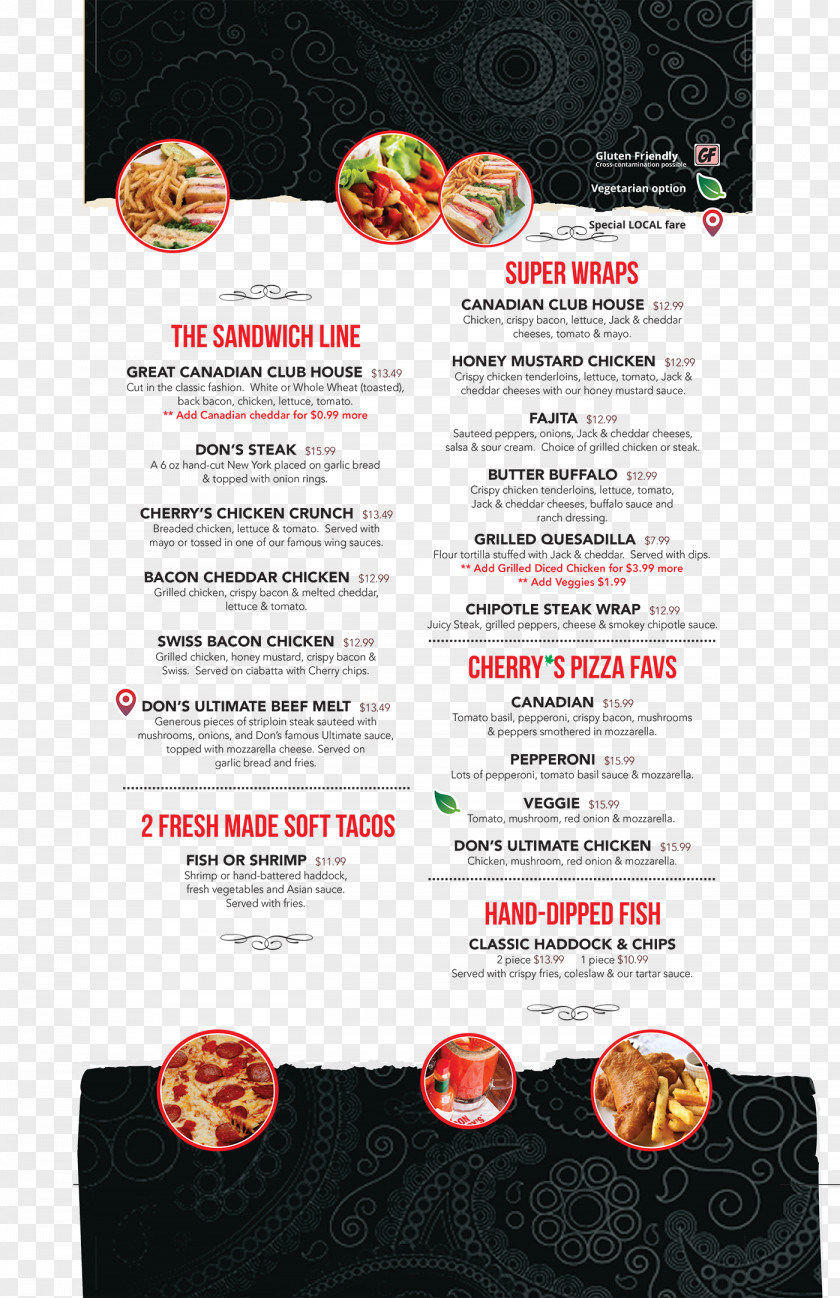 River Shrimp Pizza Menu PNG