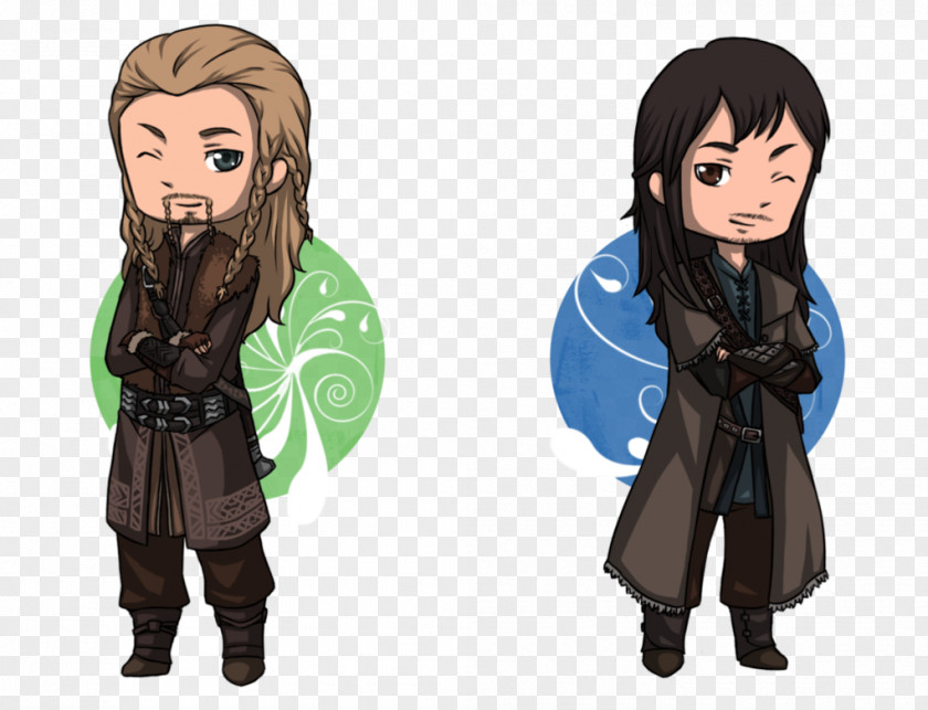 The Hobbit Fili Kili Legolas Bard PNG