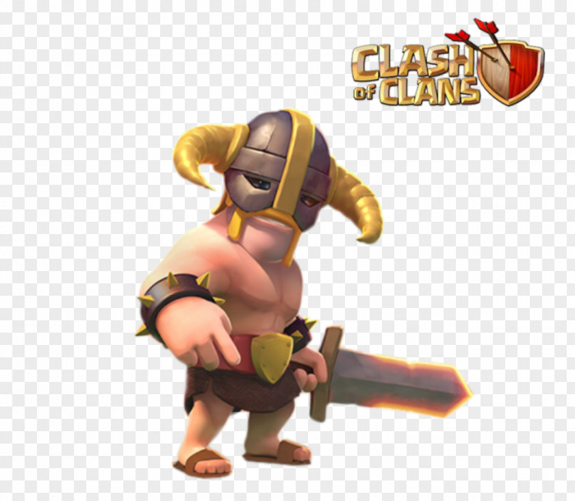 Clash Of Clans Royale Barbarian Desktop Wallpaper PNG