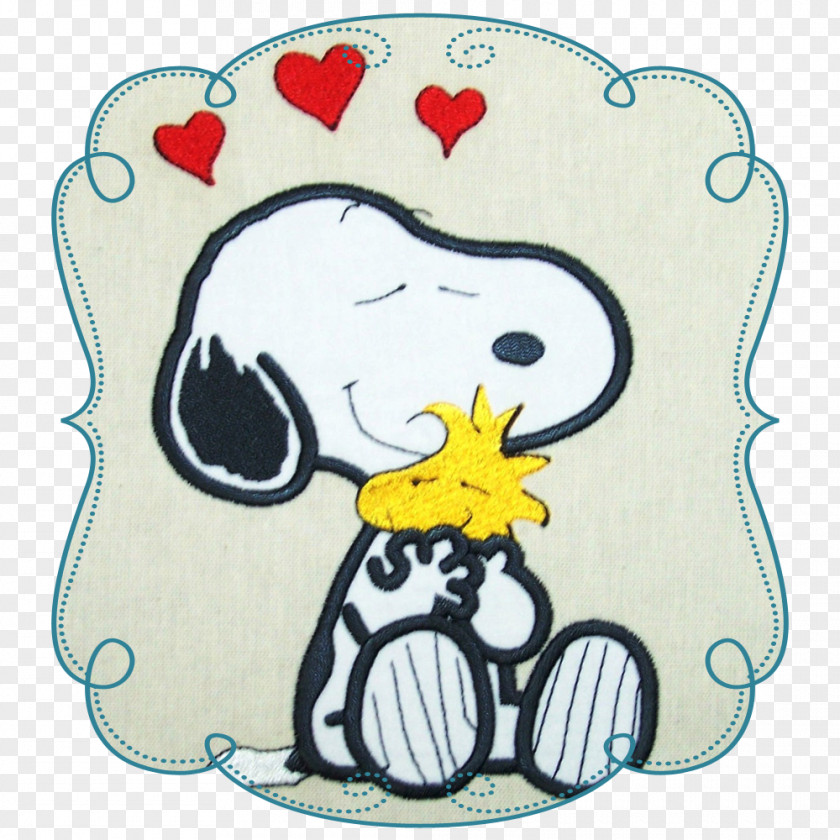 Dog Machine Embroidery Snoopy Appliqué PNG