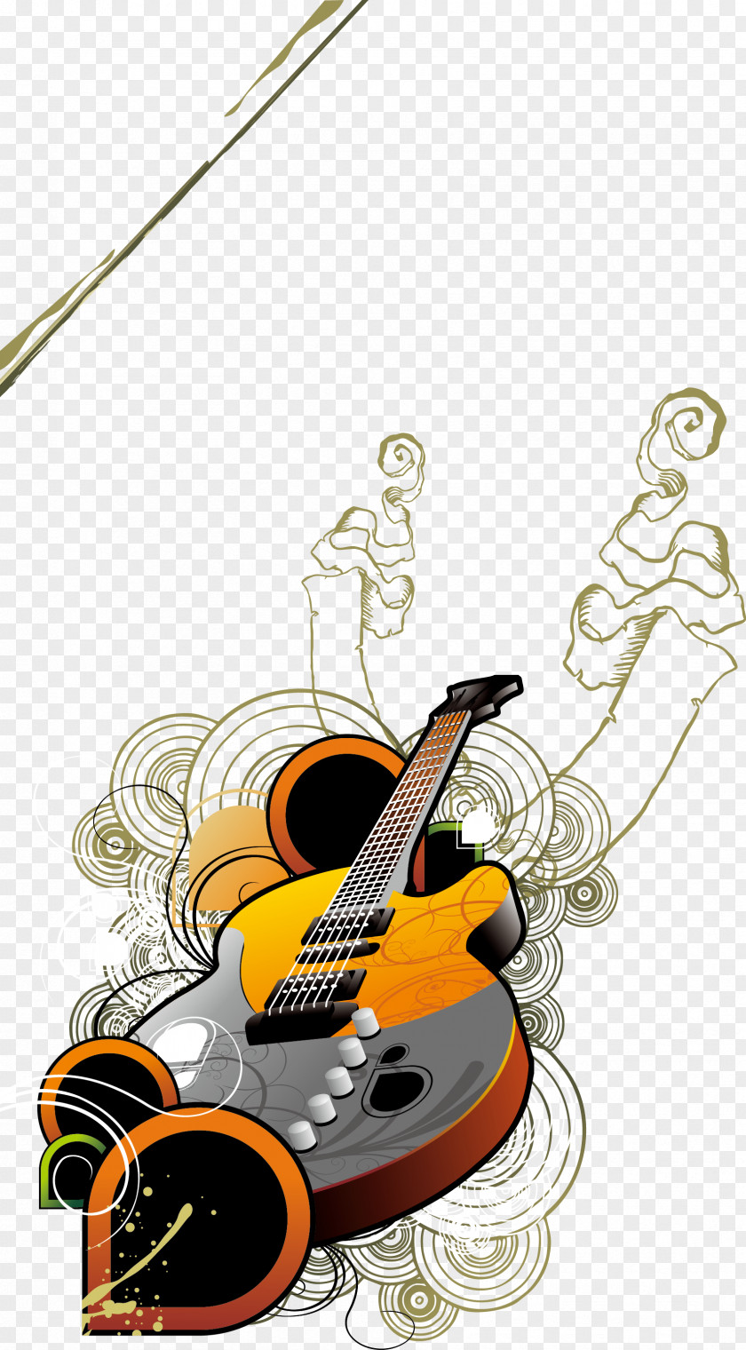 A Beautiful Violin Instrument Vector Euclidean Musical Acoustic Guitar PNG