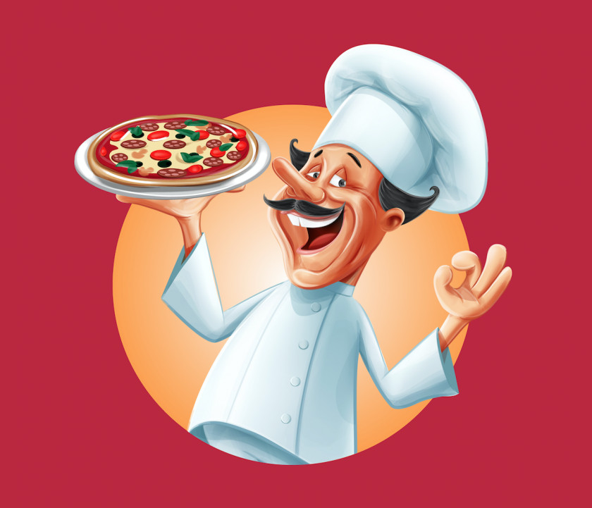 Chef Pizza Italian Cuisine PNG