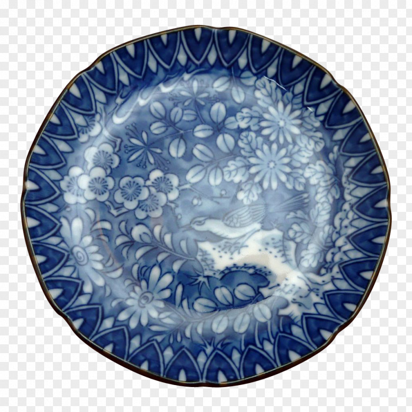 Chinese Style Plate Cobalt Blue Tableware And White Pottery Organism PNG