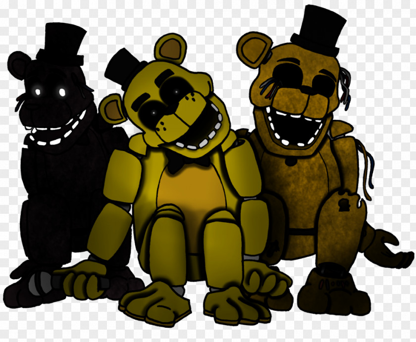 Golden Freddy Five Nights At Freddy's: Sister Location Freddy's 3 T-shirt 2 PNG