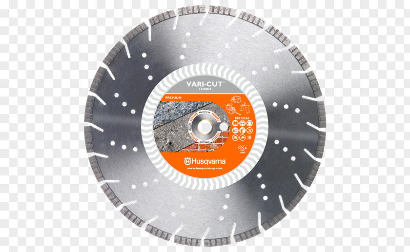 Husqvarna Diamond Blade Group Cutting Concrete Saw PNG