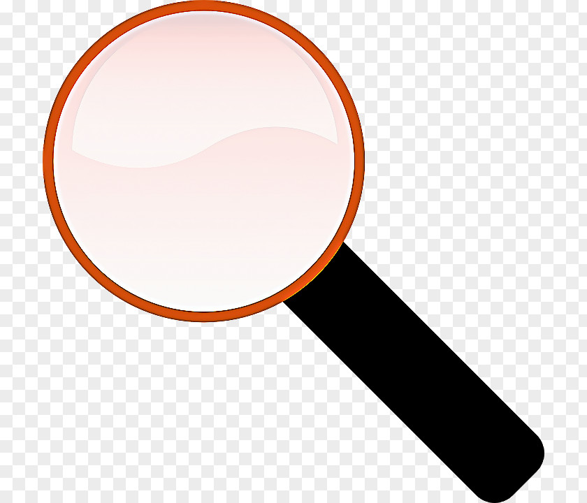 Magnifier Orange Magnifying Glass PNG