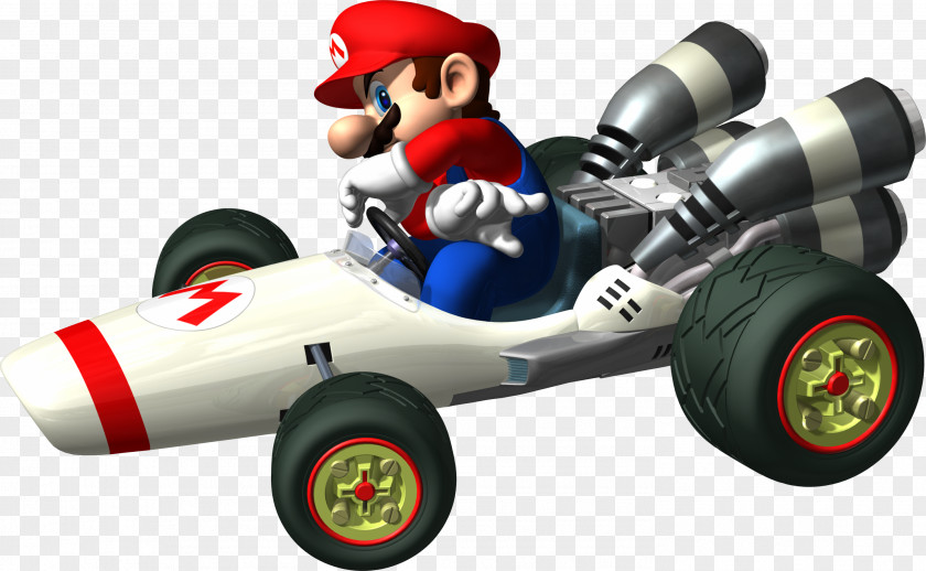 Mario Kart DS 7 & Wario Carrera PNG