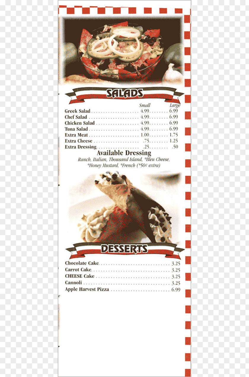 Menus Pizza Advertising PNG