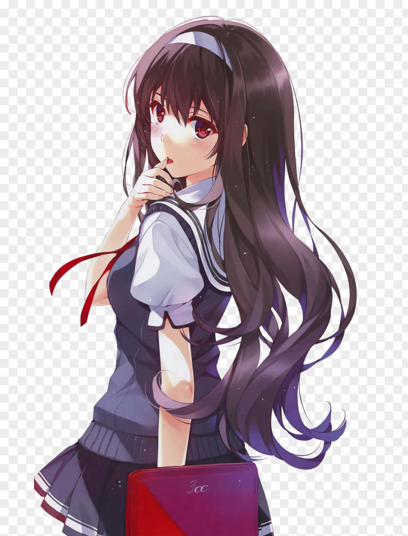 Saekano: How To Raise A Boring Girlfriend Model Figure Good Smile Company Character Anime PNG to a figure Anime, anime girl with red hair clipart PNG
