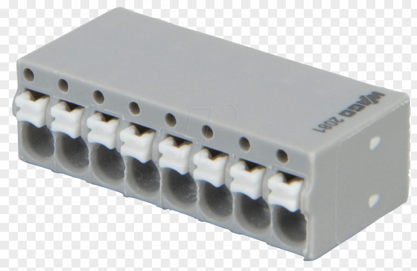 Board Pin Electrical Connector Terminal WAGO Kontakttechnik Printed Circuit Electronics PNG