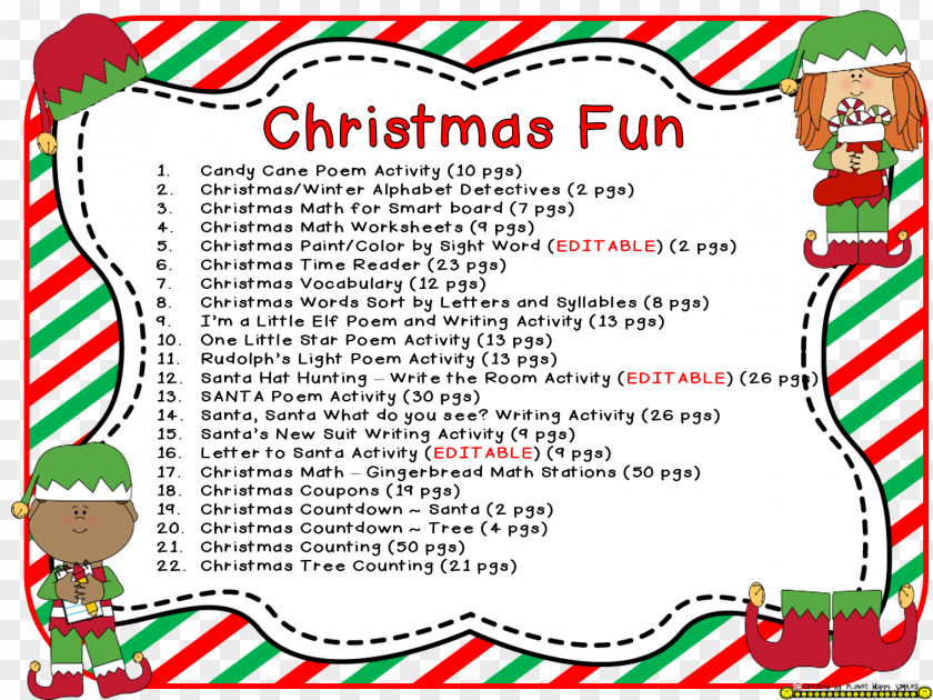 Christmas Activity Worksheets Santa Claus (M) Tree Day Holiday PNG