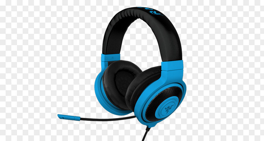 Headphones Razer Kraken Pro Headset Blue Gamer PNG