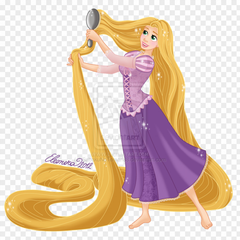 Rapunzel Comb Hairbrush PNG