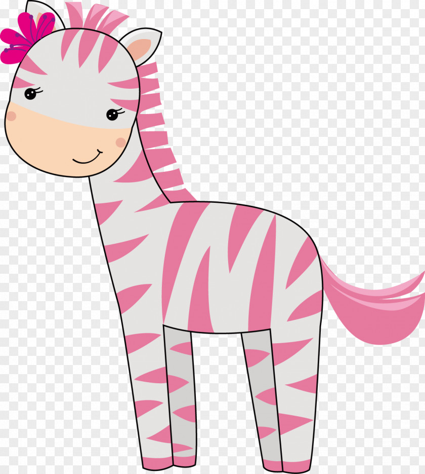Zebra Giraffe Free Clip Art PNG