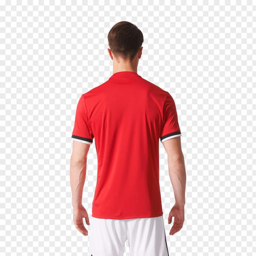 Adidas Jersey Polo Shirt Red PNG