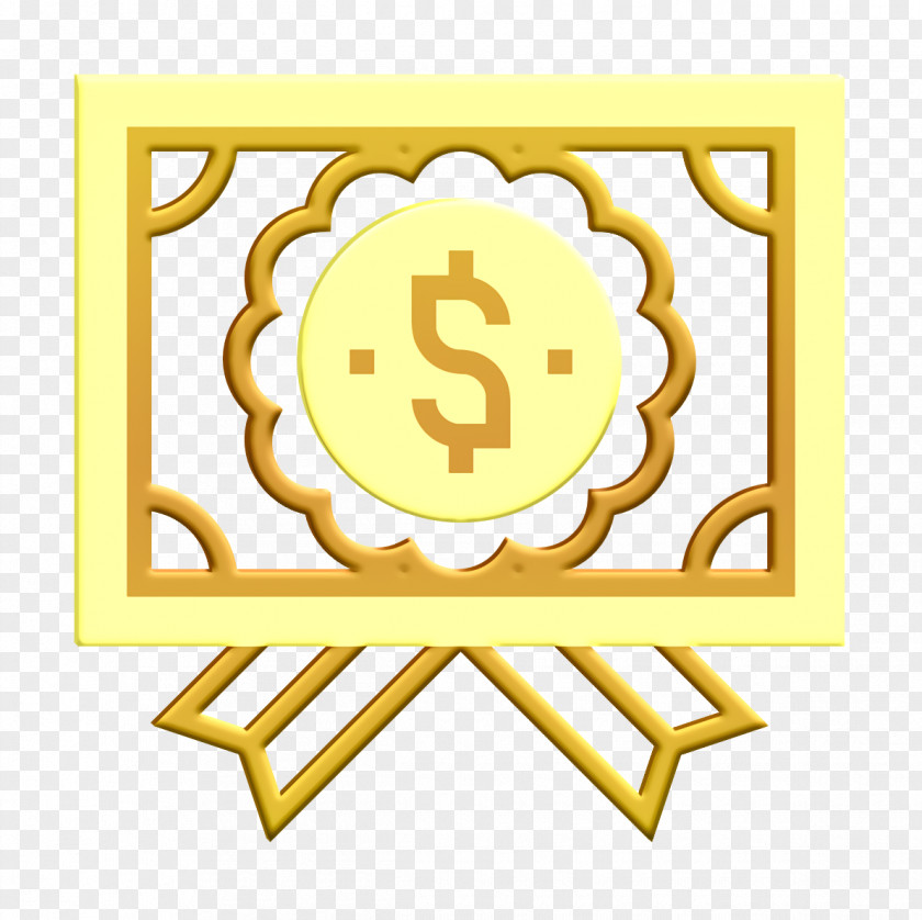 Certificate Icon Medal Accounting PNG