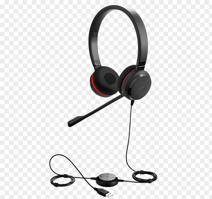 Headphones Jabra Evolve 40 30 UC Stereo Headset II HS Mono 3.5 Mm Jack 14401-20 20 PNG