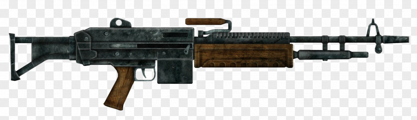 Machine Gun Fallout: New Vegas Light Weapon Firearm PNG