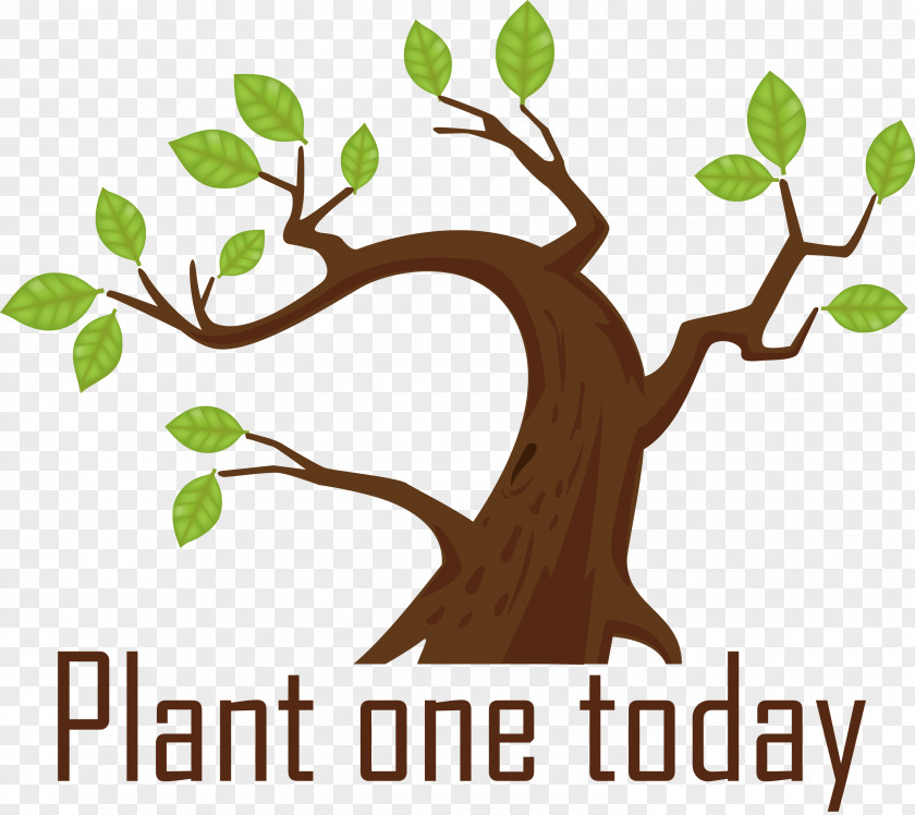 Plant One Today Arbor Day PNG