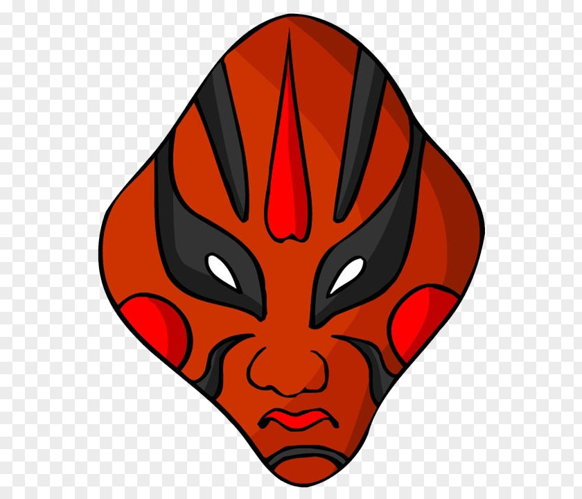 Red Face Mask Clip Art PNG