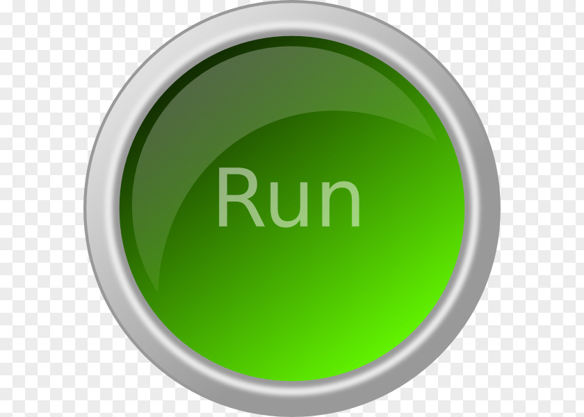 Run Push-button Clip Art PNG