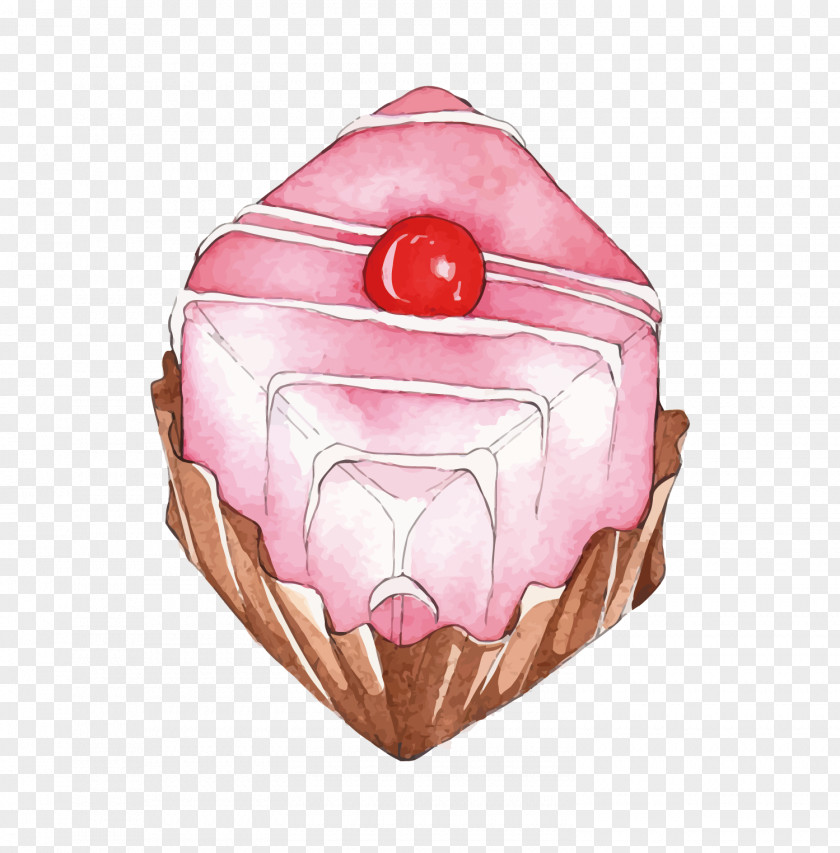 Vector Strawberry Cake Cream Aedmaasikas PNG
