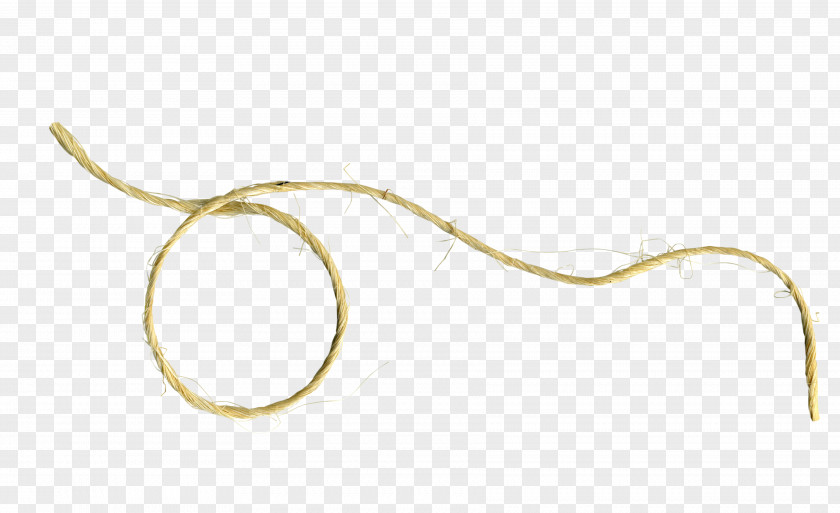 Rope Material Yellow PNG