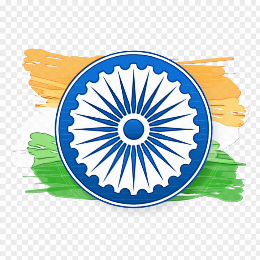 Tableware Logo India Independence Day Watercolor Background PNG