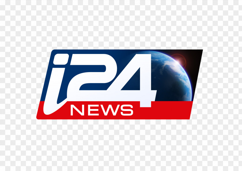 24 HOURS Israel I24NEWS Television Channel Logo PNG