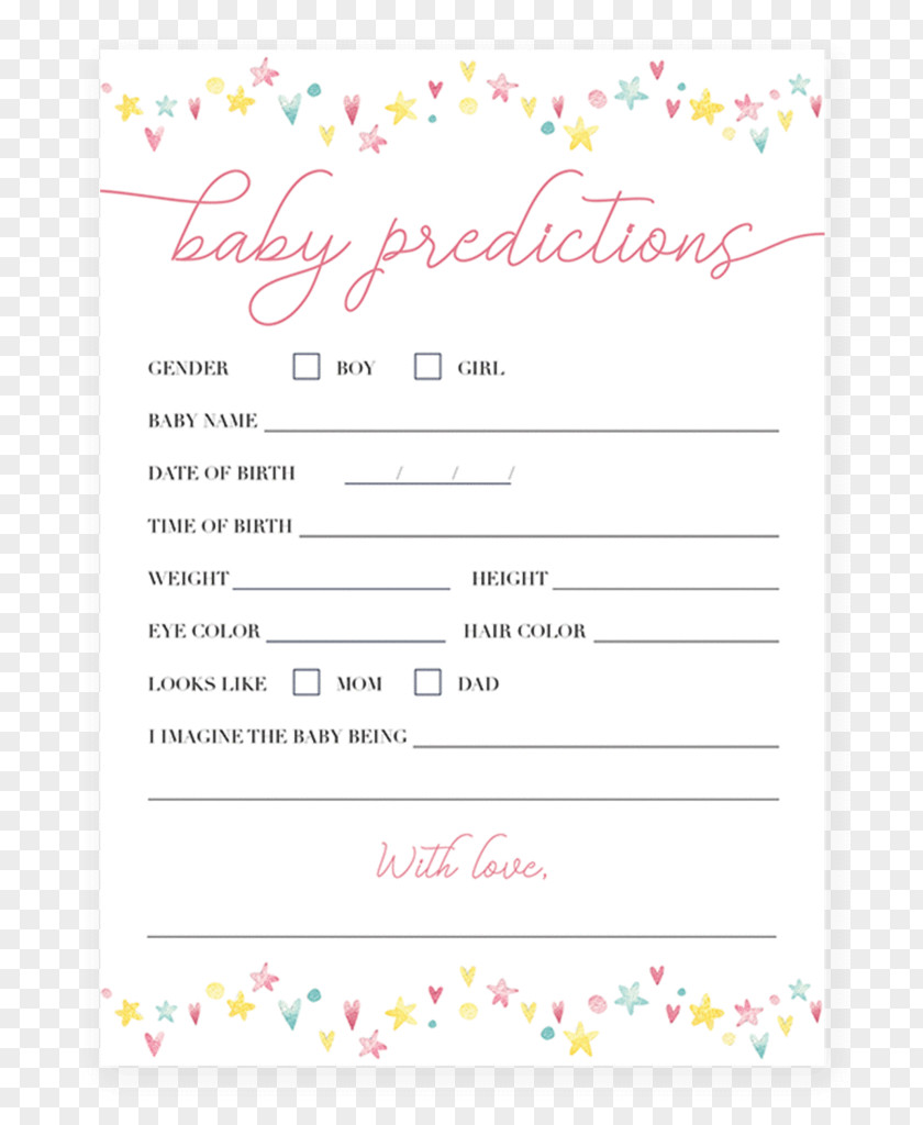 Creative Invitation Card Baby Shower Infant Mother Wish Font PNG
