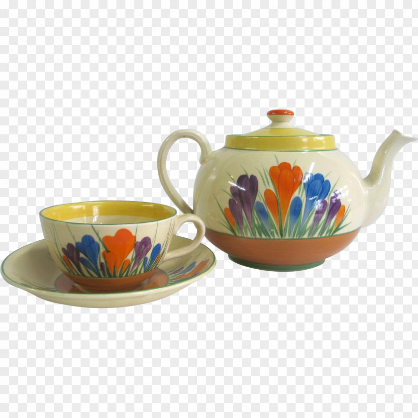 Kettle Teapot Tableware Saucer Porcelain Teacup PNG