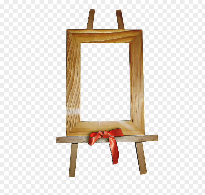 Mirror Rectangle Wood Table Frame PNG